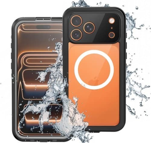 Armor-X Waterproof Case & Magnetic Case iPhone 17 Pro Max Svart