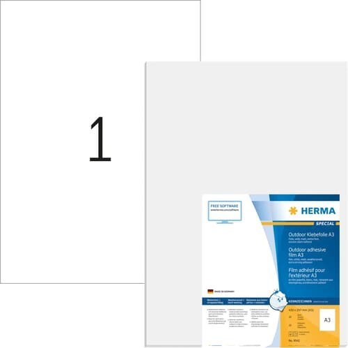 Herma Etiketter FÖR Utomhusbruk 297X420 MM A3 10 Ark