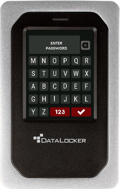 Datalocker DL4 7.6TB Essd Usb-C Gjuten Aluminium, Svart