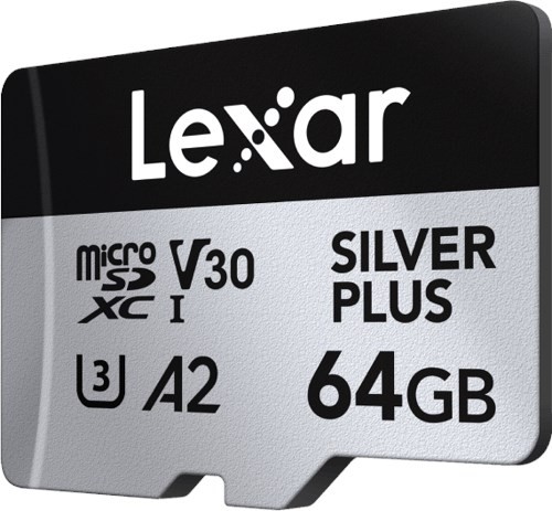 Lexar High Performance Silver Plus 64GB MicroSDXC Uhs-I