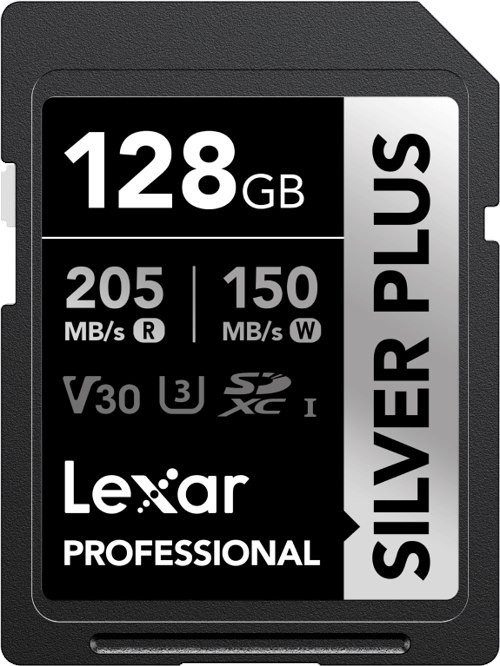 Lexar Professional Silver Plus 128GB SDXC Uhs-I
