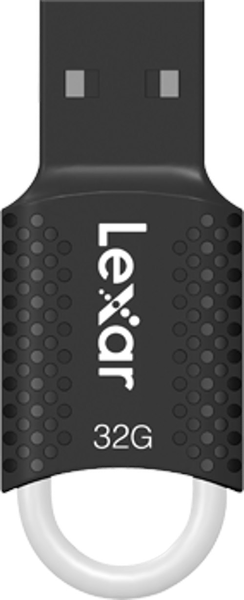 Lexar JumpDrive V40 USB-sticka 32 GB Usb Type-A 2.0 Svart, Vit 32GB Usb-A Svart, Vit