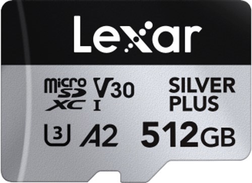Lexar High Performance Silver Plus 512GB MicroSDXC Uhs-I