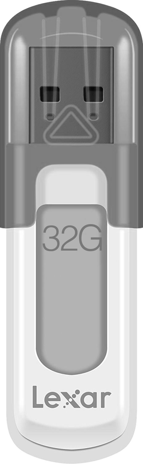 Lexar JumpDrive V100 32GB Usb-A GRÅ, Vit