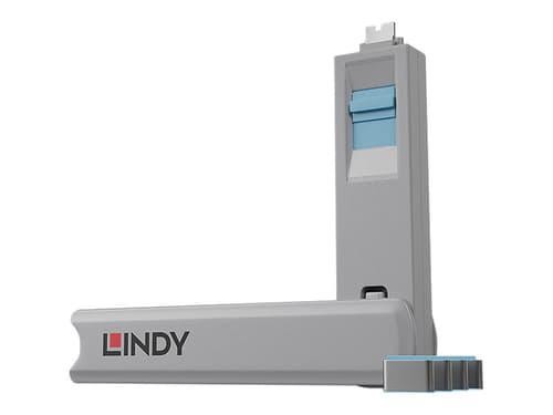 Lindy Port Blocker Usb-C BLÅ 4-Pack