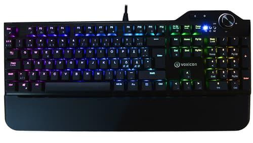 Voxicon Trådad Gamingtangentbord RGB Kailh Blue Nordisk