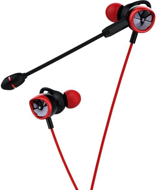 Voxicon In-Ear Headset E-Sport G200 Stereo RÖD, Svart
