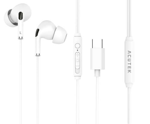 Acutek In-Ear Headset Usb-C Usb-C Ce, Erp Vit