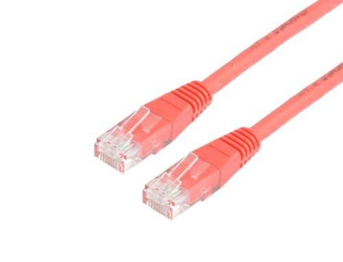 Prokord Nätverkskabel / Patchkabel LSZH RJ-45 Cat 5E 0.5M RÖD