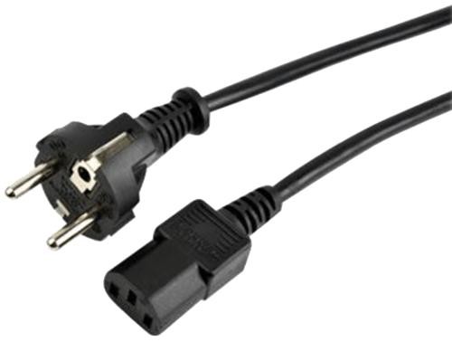Prokord Strömkabel LSZH 1M Cee7/7 C13 Svart