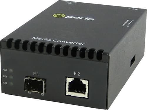 Perle S-10GRT-SFP Mediakonverterare FÖR Nätverk 10000 Mbit/S Svart