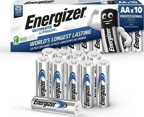 Energizer Ultimate Lithium Aa/L91 10-Pack