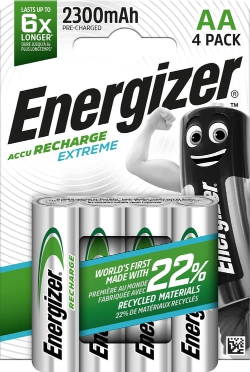 Energizer Extreme ReCharge Aa 2300mAh 4-Pack