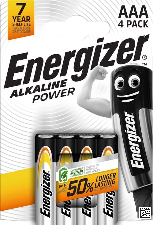 Energizer Power Alkaline Aaa 4-Pack