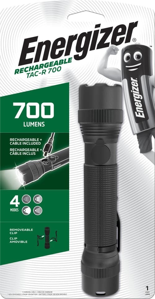 Energizer Ficklampa Tactical 700 Uppladdningsbar 700 Lumen