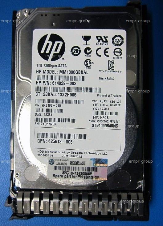 HPE Midline 1 TB Hard Drive - 2.5" Internal - SATA (SATA/600)