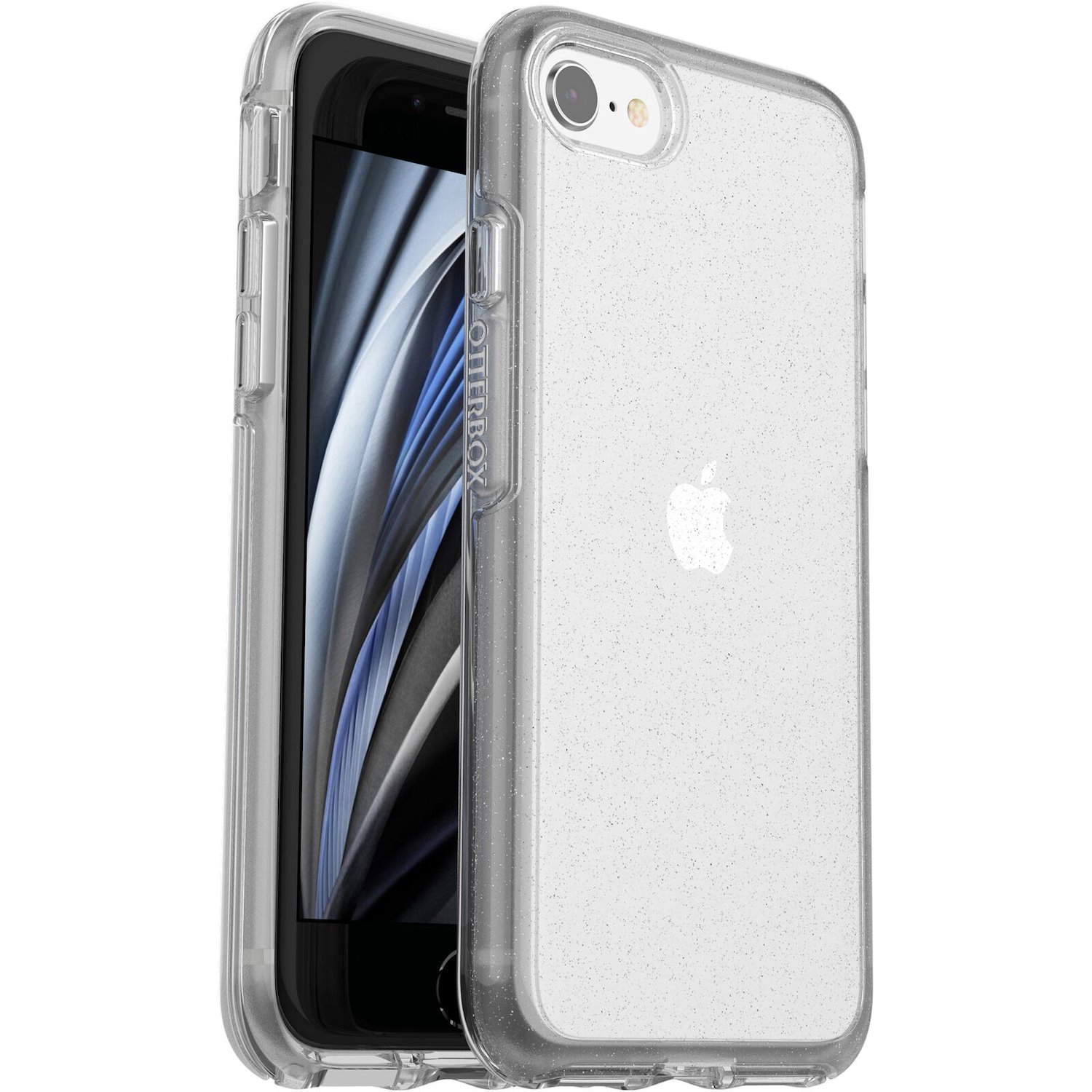 OtterBox Apple iPhone Se (3RD & 2ND Gen) And iPhone 8/7 Symmetry Series Clear Case - Stardust (Glitter) (77-56720), Ultra-Thin Pocket Friendly Design