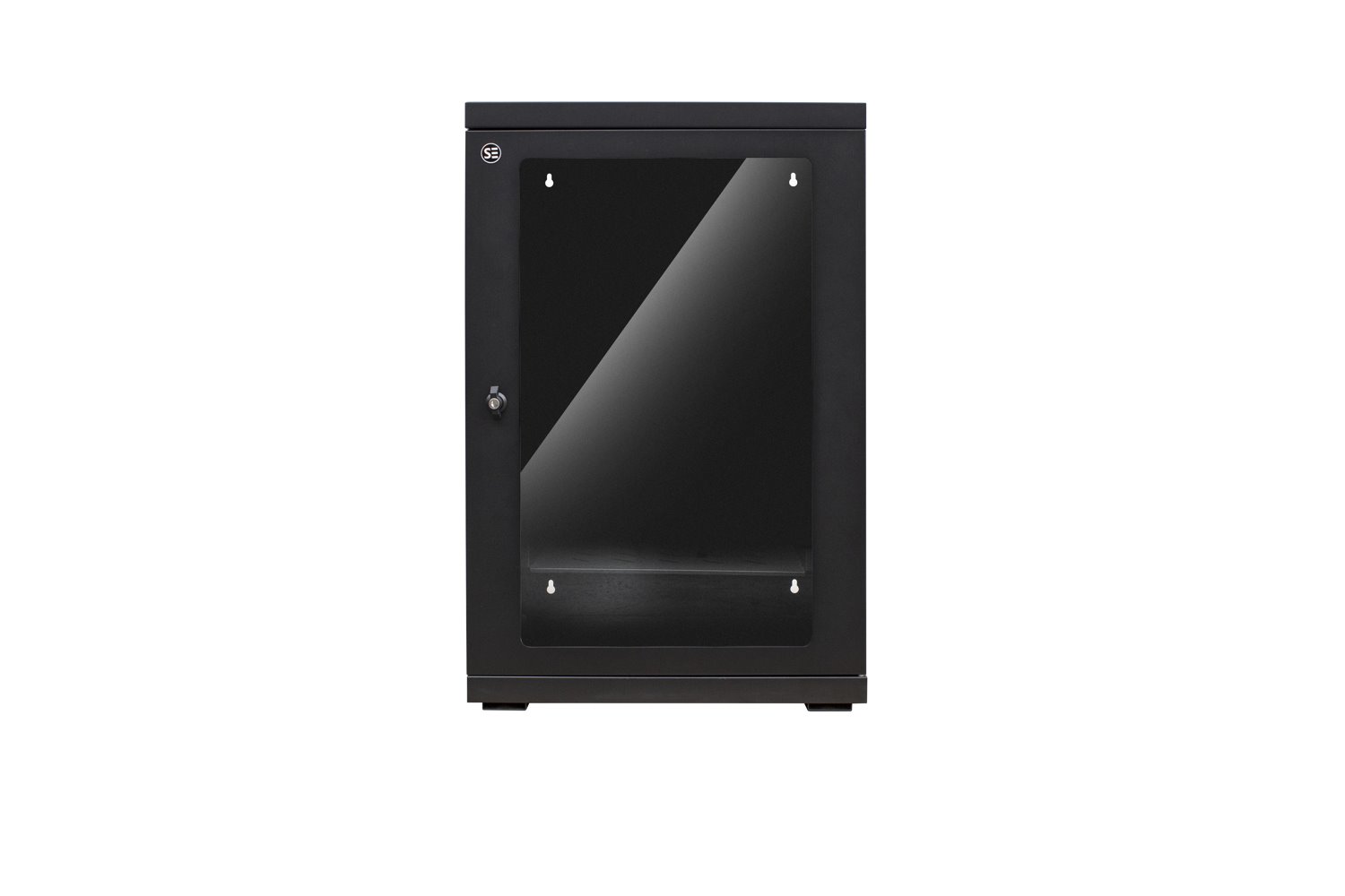 Serveredge 18Ru Fully Assembled Hinged Wall Mounted Server Cabinet - 600W X 550D X 914HIncludes:Toughened Glass DoorQuick Release Lockable Side PanelL-Shaped Vertical Mounting Rails1 X Cantilever Shel