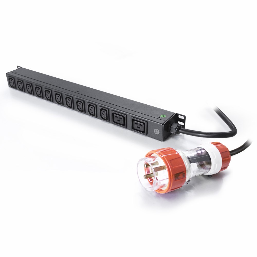 Serveredge Basic 12 Port Iec Pdu (10) Iec C13 Output (2) Iec C19 Output& (1) Ip44 Input Plug 32A 240 V