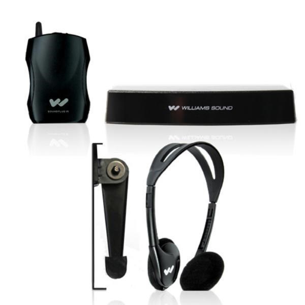 zzMisc Williams Av Irsy1 Small Area Infrared, Mono, Folding Headphone With 3.5MM Plug, 39" Cord, Transmitter &Amp; Receiver Included
