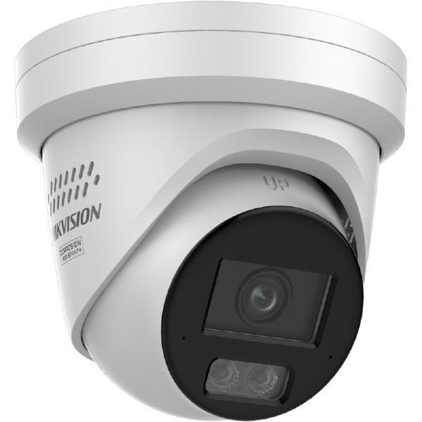 Hikvision 8MP Smart Hybrid Light With ColorVu Fixed Turret Network Camera, White