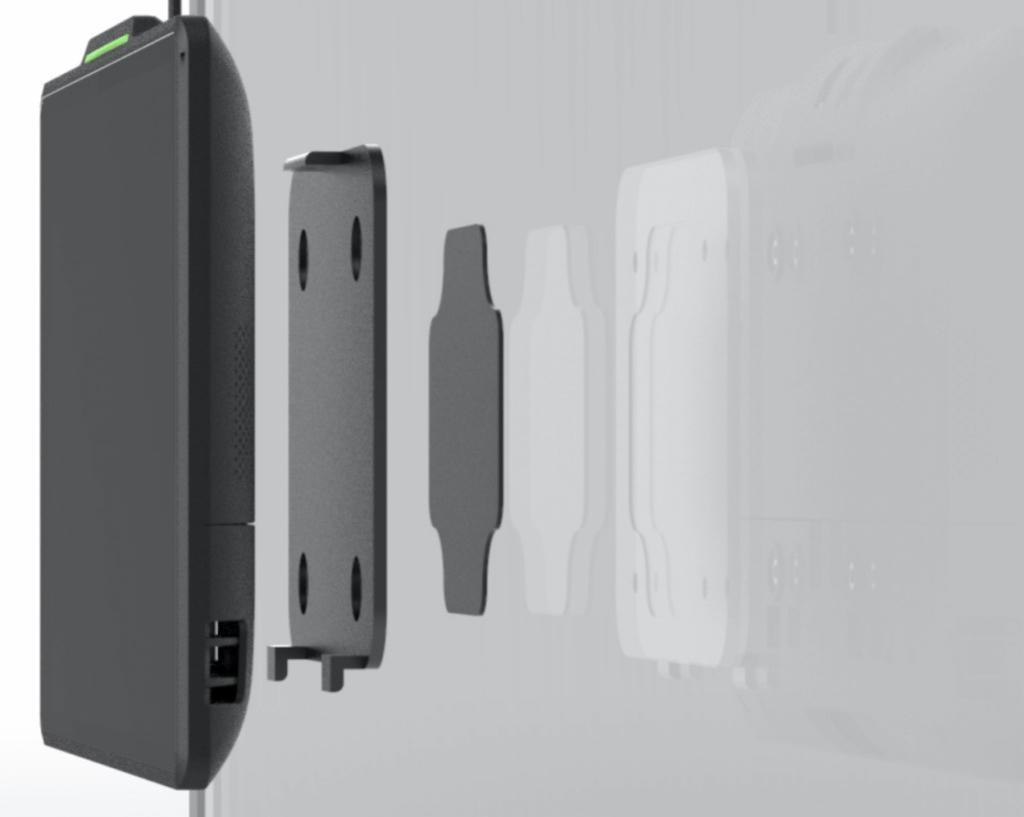 Miscellaneous Qbic TD1060 Wall Mount Bracket Kit Contains The Bracket, M3 Screws And 3M Adhesive Tape To Suit Mounting To Walls And Glass Surfaces.