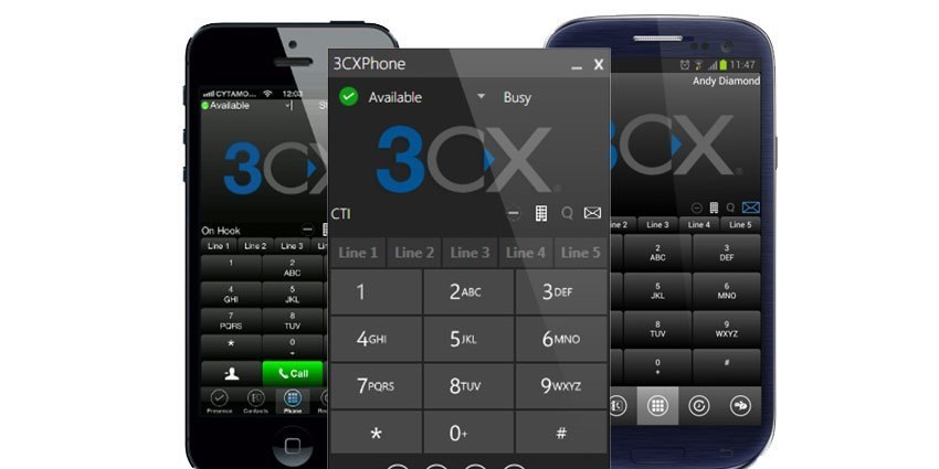 3CX VoIP Professional phone system 8 concurrent calls