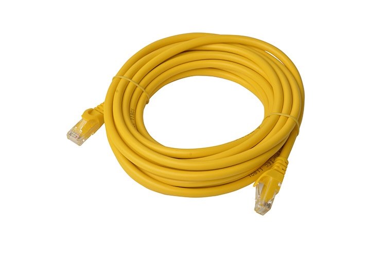 8Ware 8WR Cab Nw-Cat6a-Yellow-5M