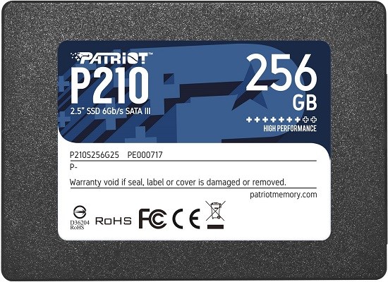 Patriot Pat SSD 256GB-P210S256G25