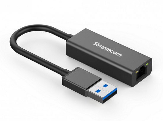 Simplecom SMP CNV Alum-Usb3-M-F-Rj45-Adapter