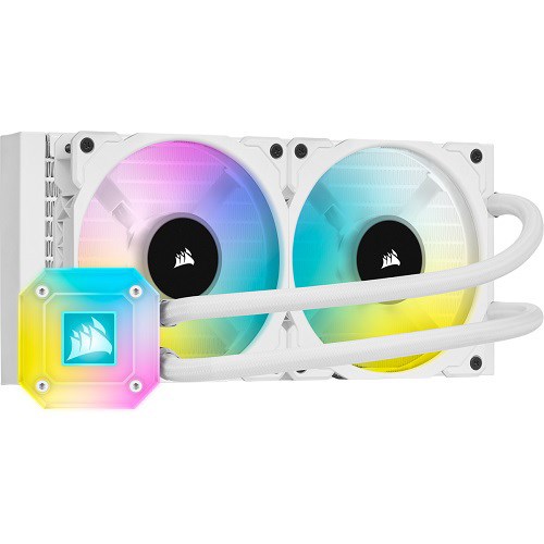 Corsair Cor Fan 240Mm-H100i-Ml120-Rgb-White