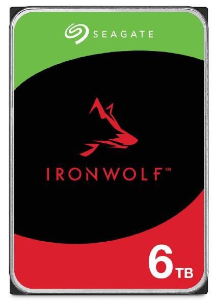 Seagate Ironwolf Nas Internal 3.5" Sata Drive, 6TB, 6GB/S, 5400RPM, 3YR