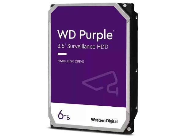 Western Digital WDD HDD Sata-6Tb-Wd64purz