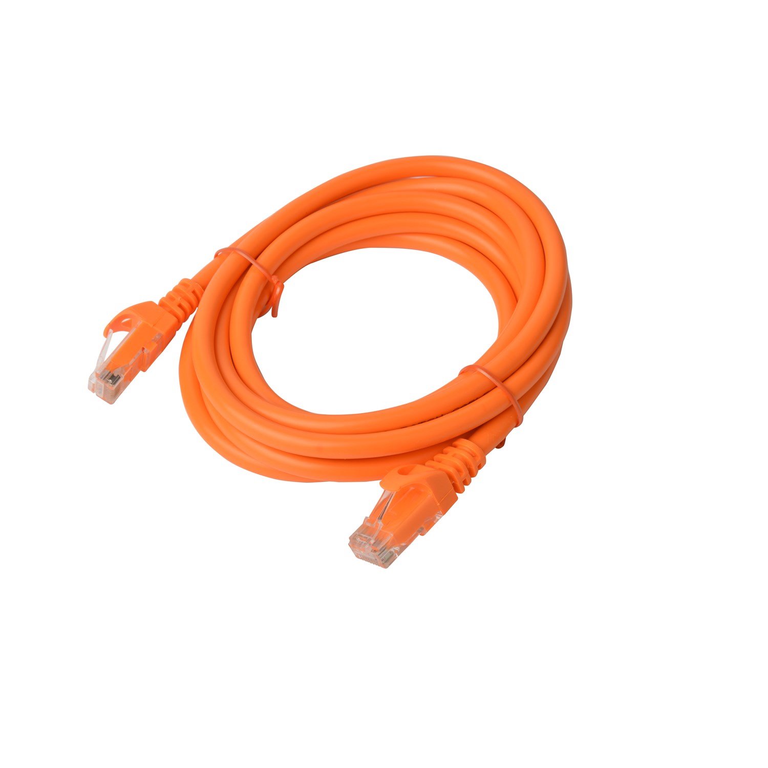 8Ware Cat 6A Utp Ethernet Cable, Snagless  - 3M Orange