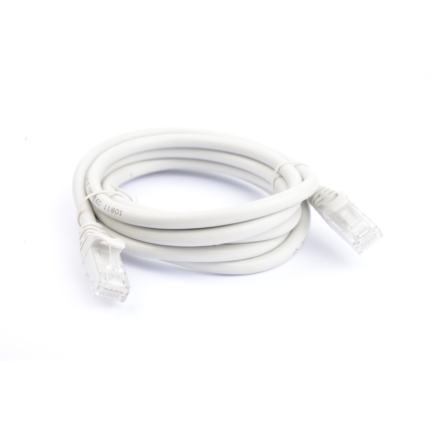 8Ware Cat 6A Utp Ethernet Cable, Snagless  - 2M Grey