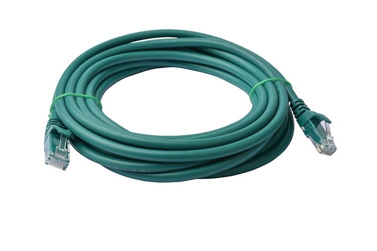 8Ware Cat 6A Utp Ethernet Cable, Snagless  - 10M Green