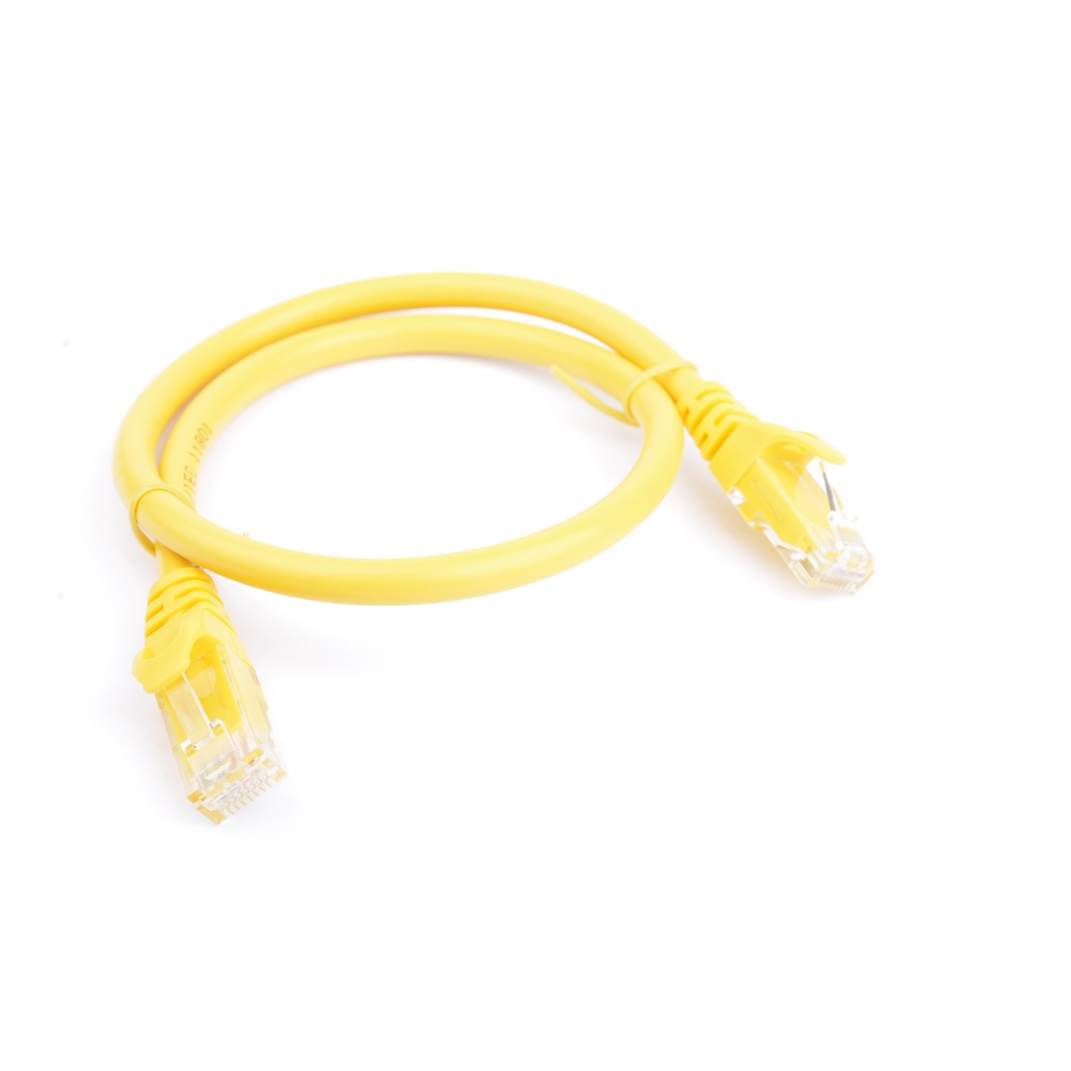 8Ware Cat 6A Utp Ethernet Cable, Snagless  - Yellow 0.25M
