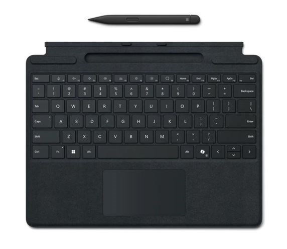 Microsoft Surface Pro 10, Signature Keyboard Type Cover, With Slim Pen 2 - Black