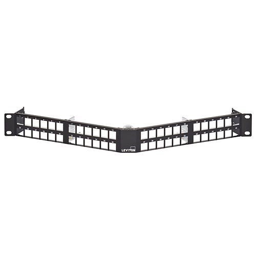 Leviton - E2xhd 1Ru Angled High Density Patch Panel Eu