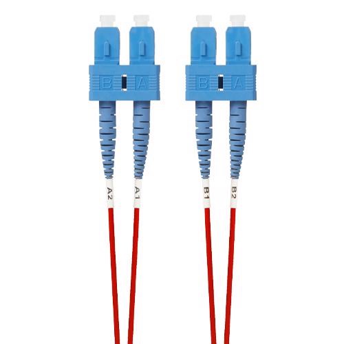 4Cabling 1.5M SC-SC Os1 / Os2 Singlemode Fibre Optic Cable: Red