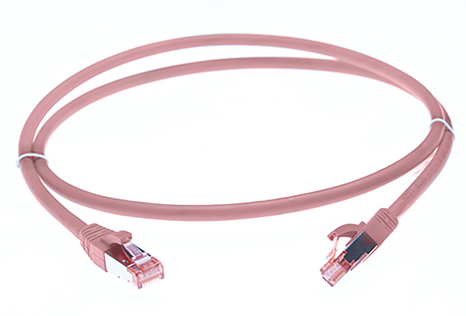 4Cabling 1.5M Cat 6A S/FTP Ethernet Network Cable. Pink