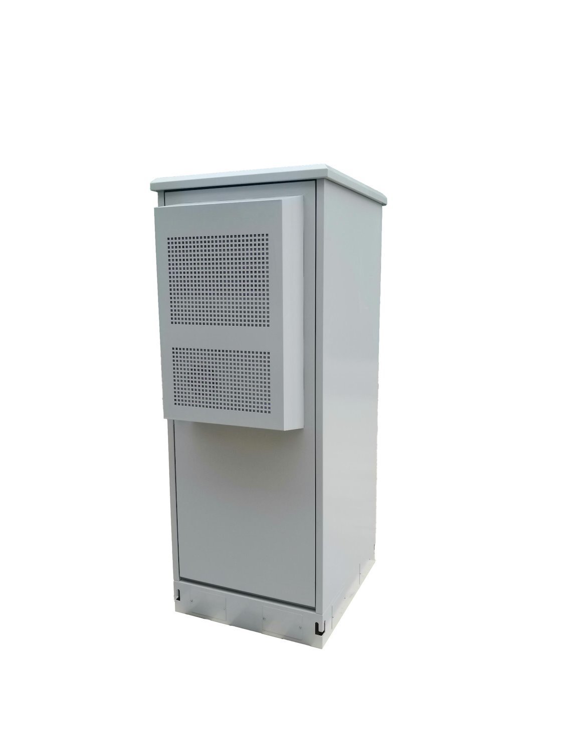 LDR Assembled 34U Outdoor Server Rack Cabinet (L615mm X W800MM X H1800MM), Solid Metal Door, Air Conditioner Included, Ip20, Capacity 800KG