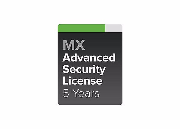 Meraki Advanced Security + 5 Years Support - Subscription Licence - 1 Appliance - 5 Year