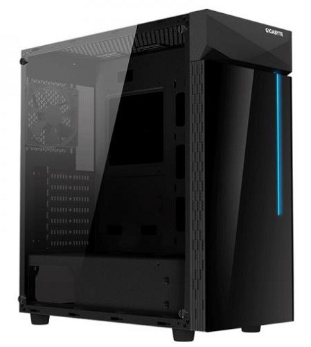 Gigabyte C200G Atx Mid Tower PC Case, RGB Lights, Glass Side Panel