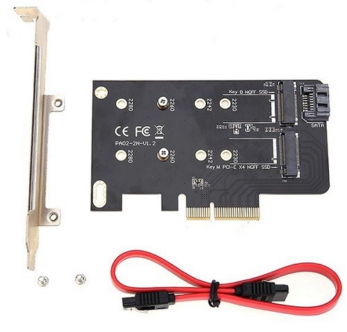 Simplecom SMP Pci Dual-M2-4Xpcie-Sata-6G-Exp-Card