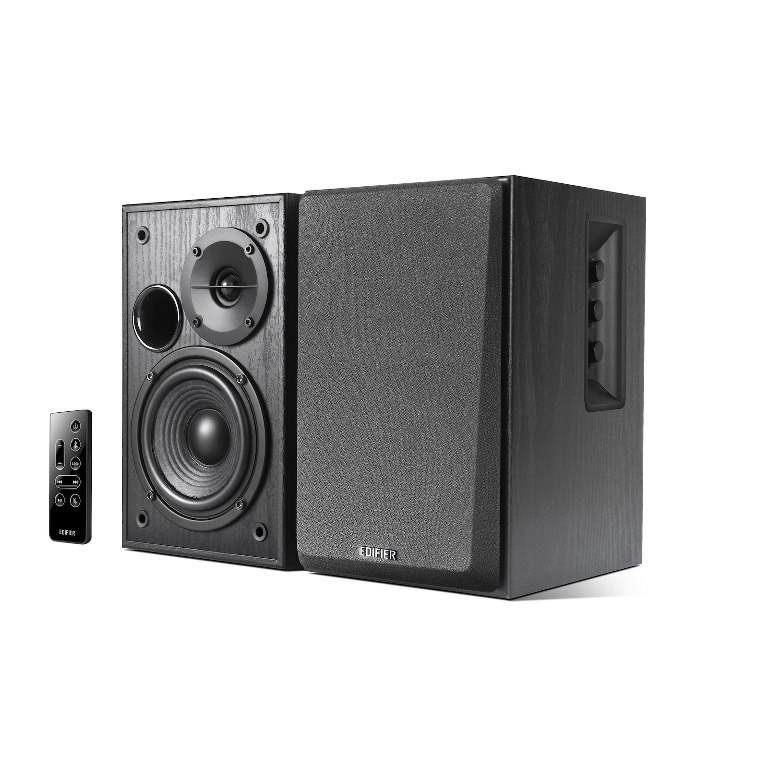 Edifier R1580MB - 2.0 Lifestyle Active Bookshelf Bluetooth Studio Speakers /BT4.0/AUX/Bass/Dual Microphone Input For Social Events And Meetings