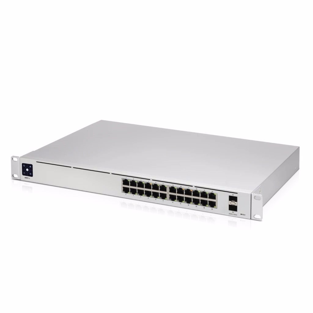 Ubiquiti UniFi 24-Port Switch With (24) Gigabit RJ45 Ports And (2) 10G SFP+ Ports. Powerful Second-Generation UniFi Switching