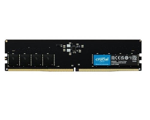 Micron Crucial 32GB DDR5 Desktop Memory, PC5-38400, 4800MHz, Unranked, Life WTY