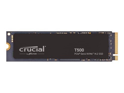 Micron Crucial T500 500GB, M.2 Internal NVMe Gen4 SSD, 5YR WTY