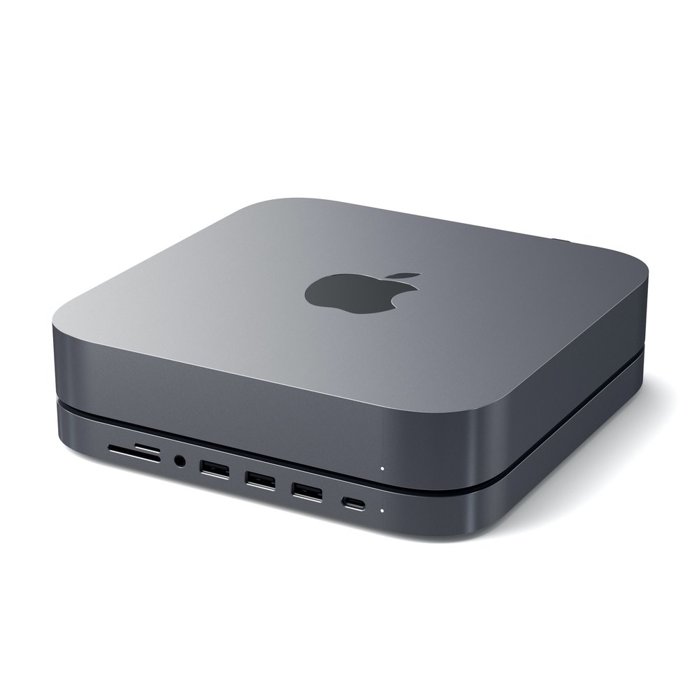 Satechi Aluminium Usb-C Stand + Hub For Mac Mini (Space Grey)